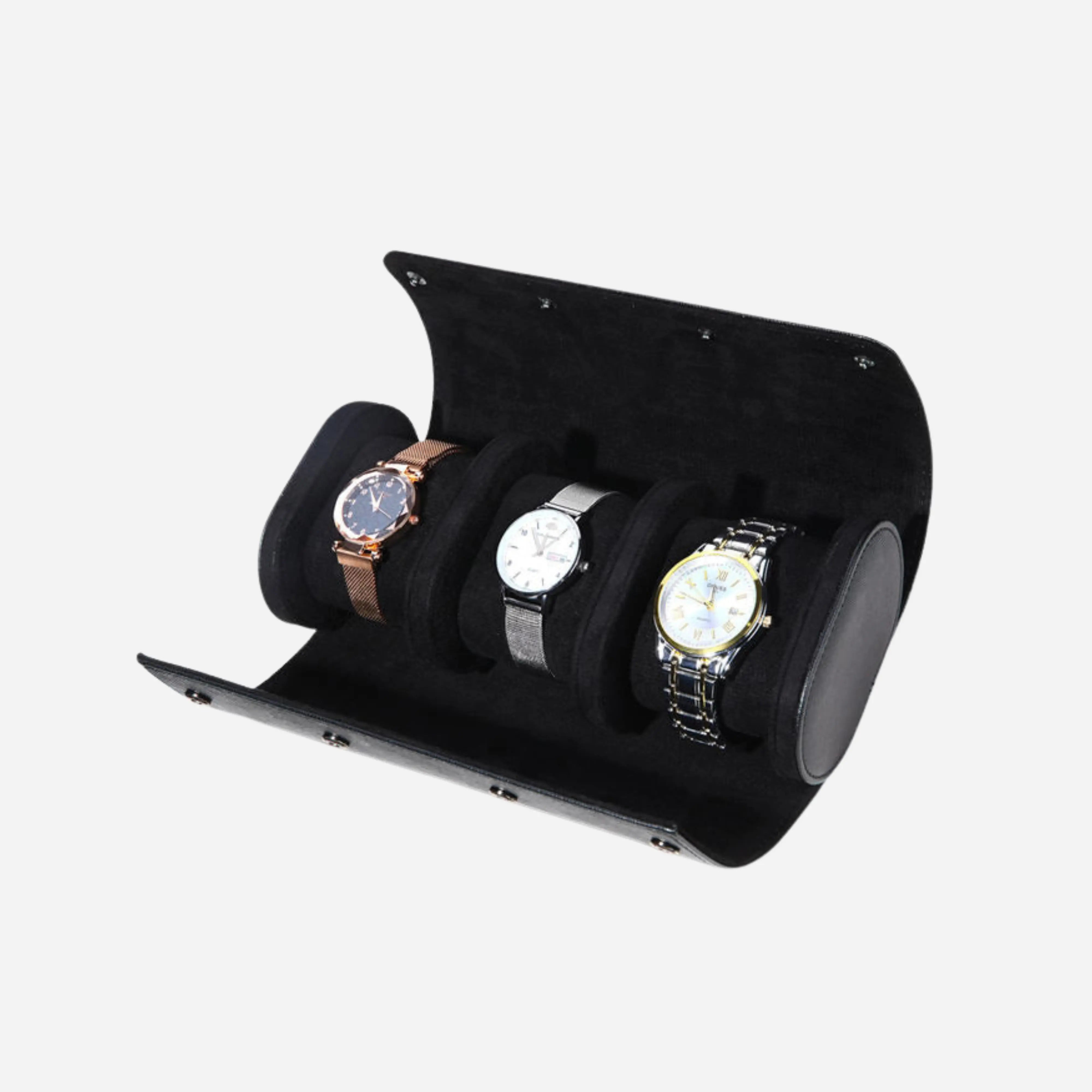 Premium Leather Watch Roll
